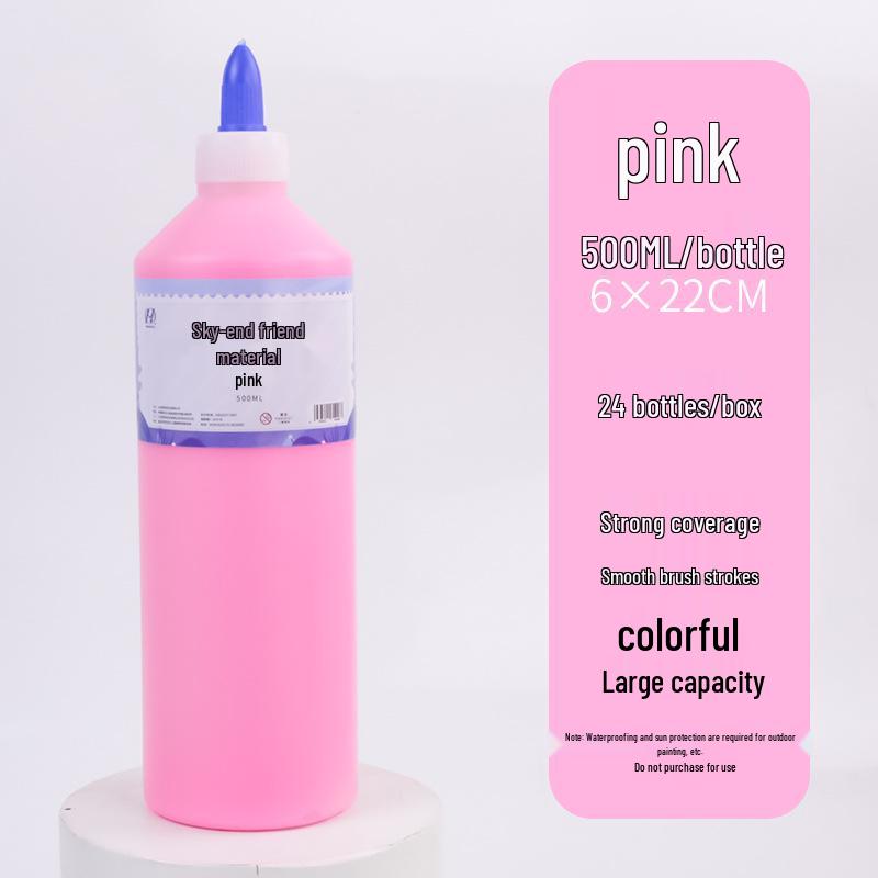 500ml Acrylic Graffiti Paint – DIY Color for Night Markets & Street Stalls