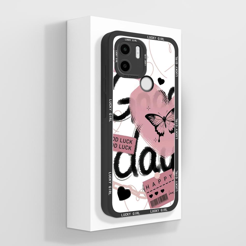 For Xiaomi Redmi A1 Plus Phone Case Fantasy Full Protection Soft Liquid Silicone Anti Drop Back Cover For RedmiA1 A 1 A1+ Funda