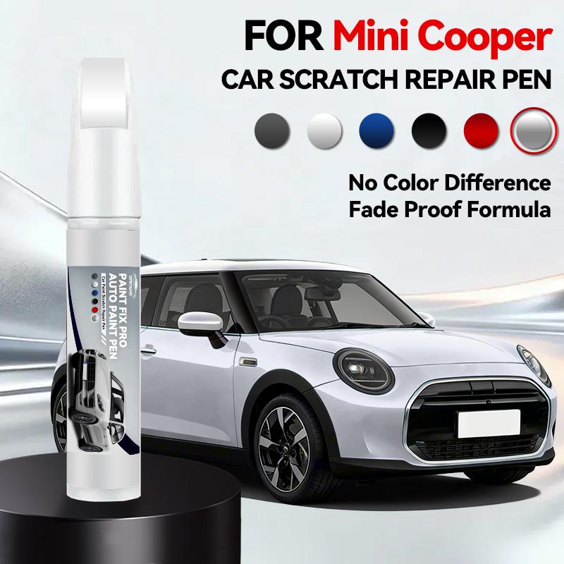Per Mini Cooper 1990-2026 Penna per Riparazione Vernice Ritocco Rimuovi Graffi Fai da te Accessori Auto Nero Bianco Argento Grigio Blu Rosso