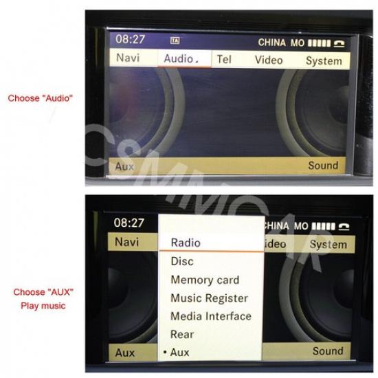 Fit For Mercedes-Benz 2010-2024 Wireless Car Bluetooth Adapter For Apple iPhone