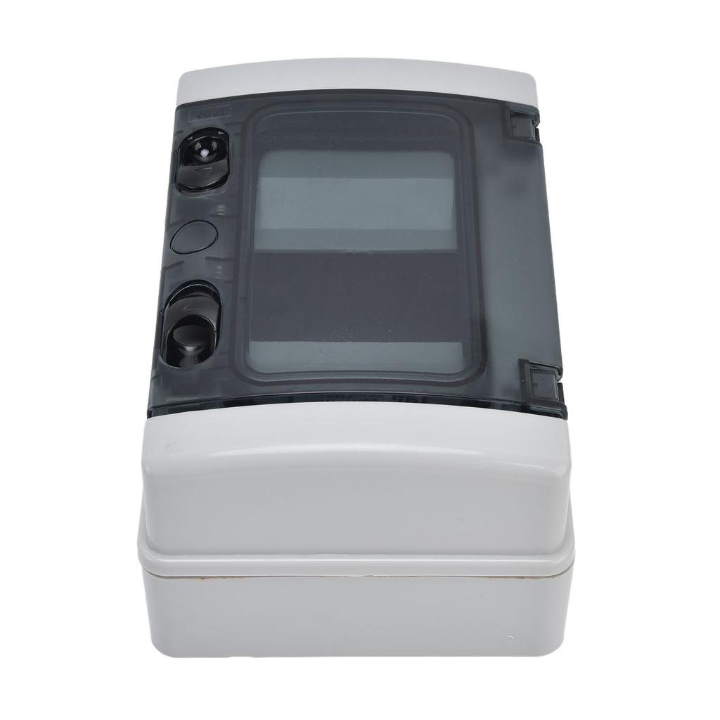 IP66 Proof Distribution Box 4 Way DIN Rail Transparent Cover Junction Protection Case