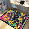 1 Stück Anime Cartoon Design Büroteppich Rutschfester Teppich für Wohnkultur, Wohnzimmer, Schlafzimmer, Spielzimmer & Wohnheim Perfekt