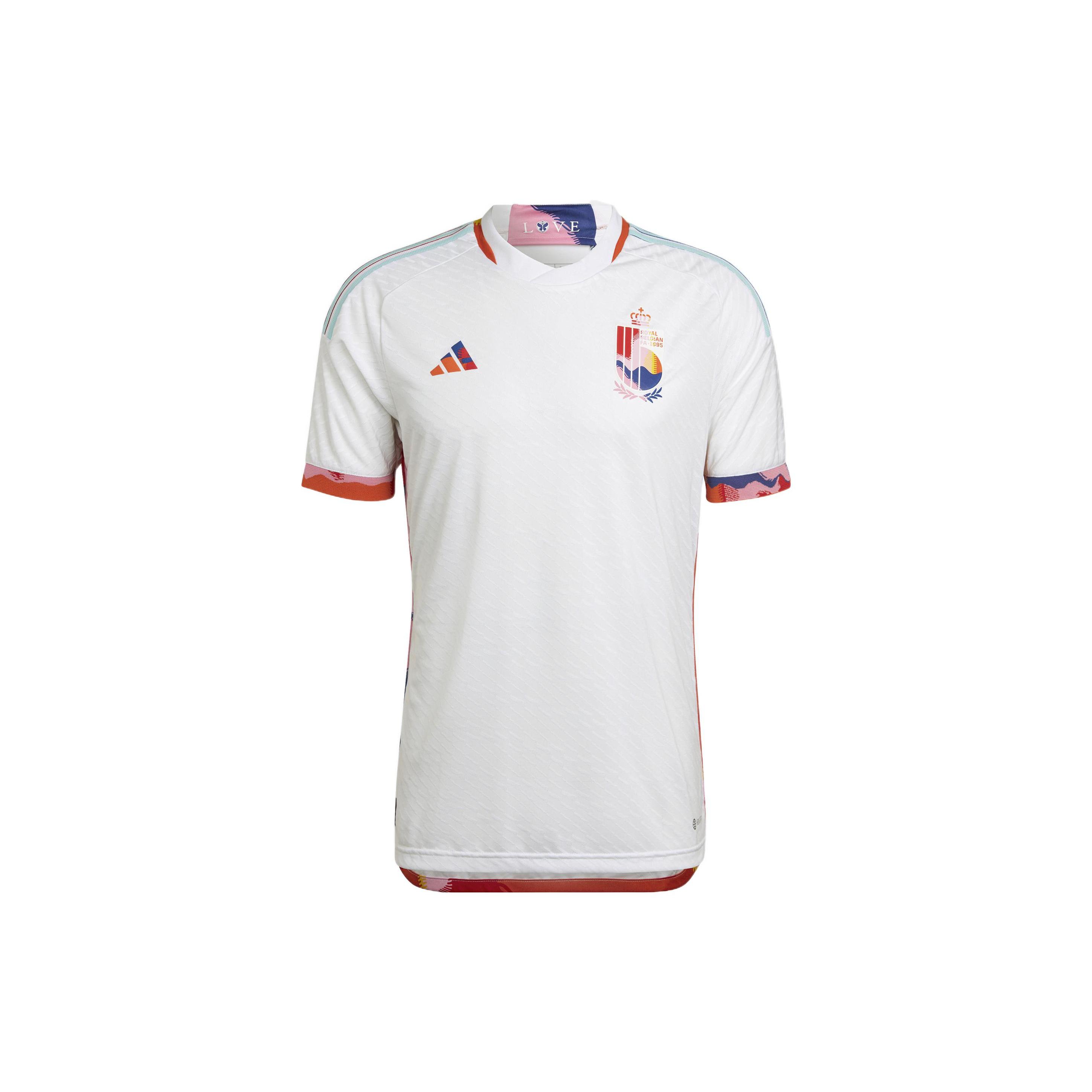 Мужские белые футбольные майки Adidas умеренного прямого кроя HD9416 S