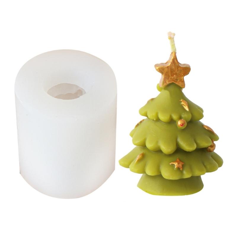 Elegant Silicone Soap Molds Christmas Theme Candle Crafting Moulds Silicone Texture Craft Tool Hand-Making Supplies