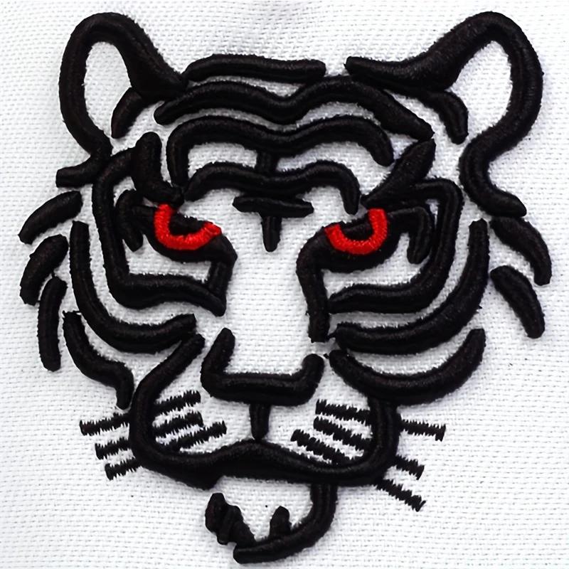 Unisex Tiger Embroidery Hip-hop Hats Spring Autumn Outdoor Adjustable Casual Baseball Caps Trucker Caps Sunscreen Hat