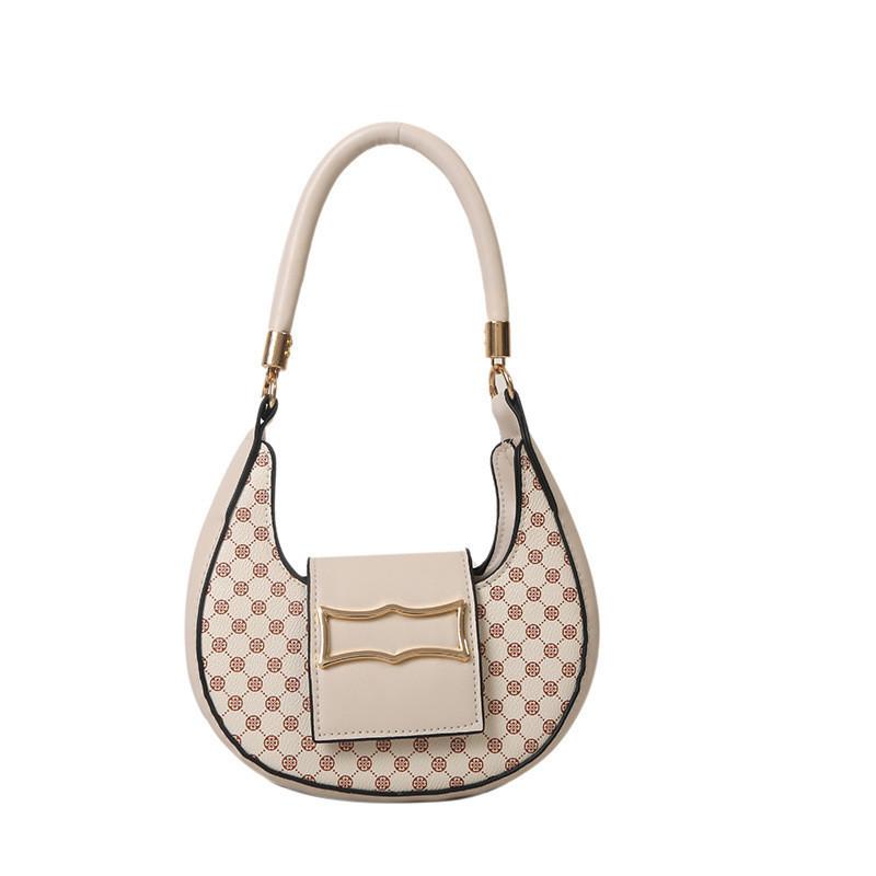 Popular Handbag Women s Bag 2023 Autumn And Winter New French Retro Underarm Bag Stylish Versatile Commuter Single Shoulder Bag белый