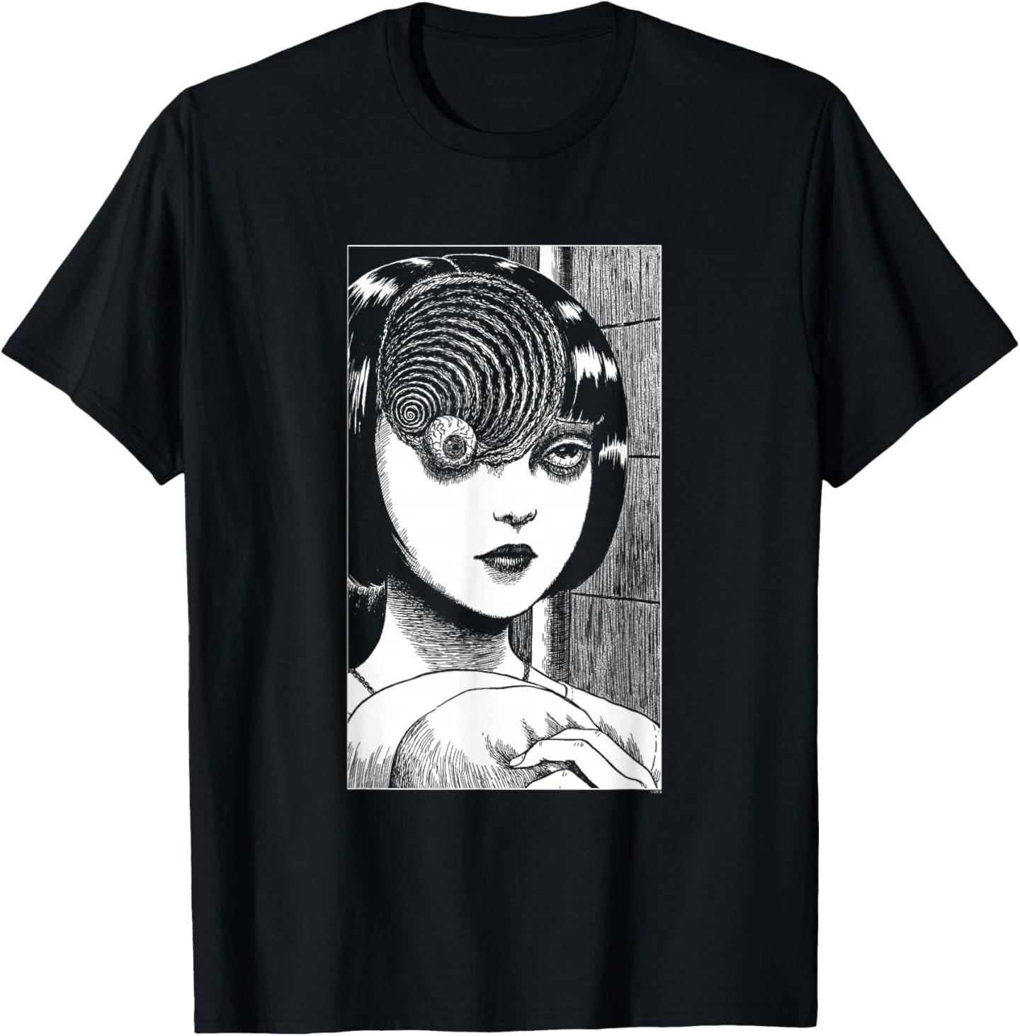 Uzumaki Scar Spiral Girl T-Shirt S