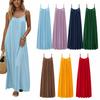 Comfortable Women's Crepe Maxi Dress Summer Long Dress  for Beach Vacation