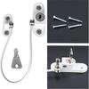 1PC Stainless Steel Safety Window Stopper Anti-theft Locks Limiter Window Restrictor Safety Accessories