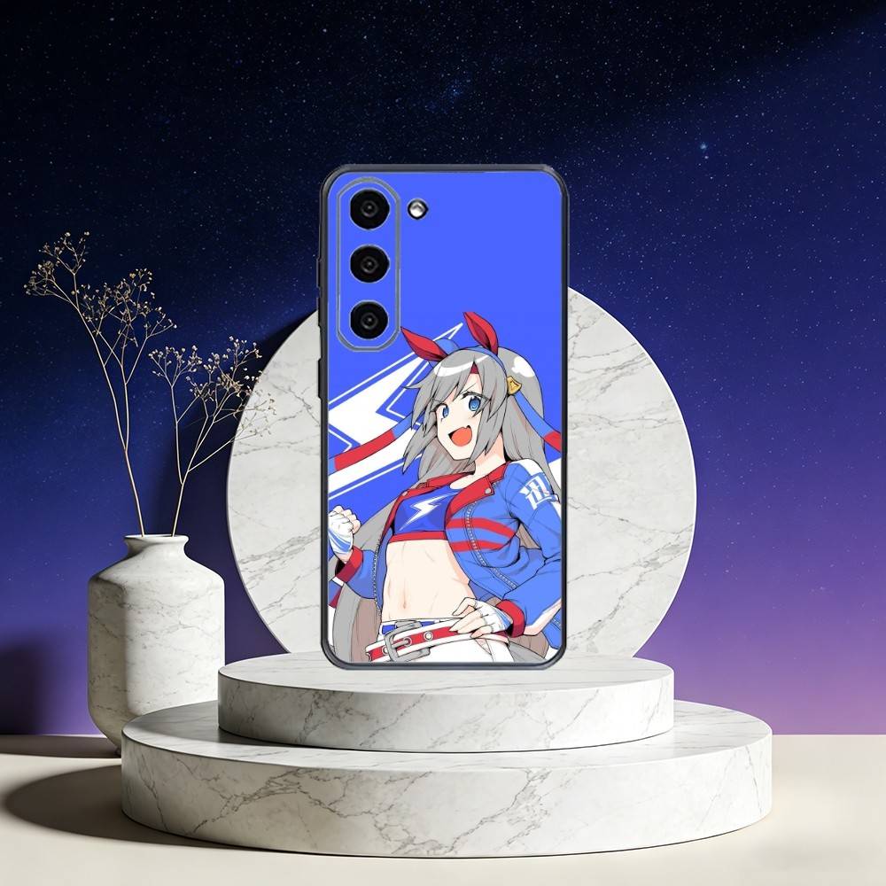 O-Oguri Cap Tamamo Phone Case For Samsung Galaxy A73,A72,A71,A70,A53,A52,A51,Others Soft Black Cover