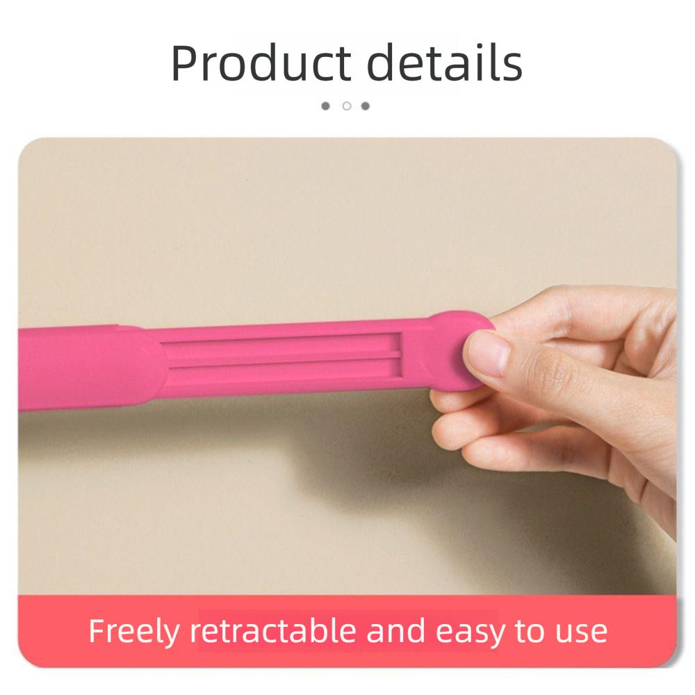 2Pcs Punch-Free Hair Rope Storage Rack Retractable Necklace Bracelet Stand Shower Room