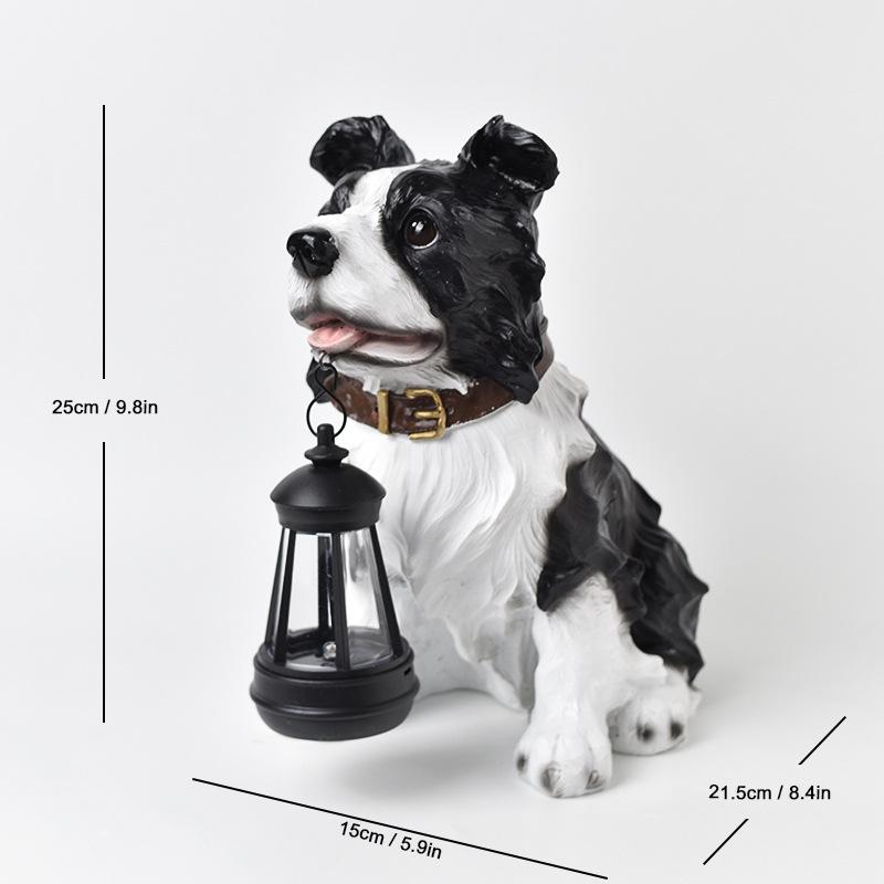 Solar Elf Garden Light: Outdoor Resin Ornament for Villas