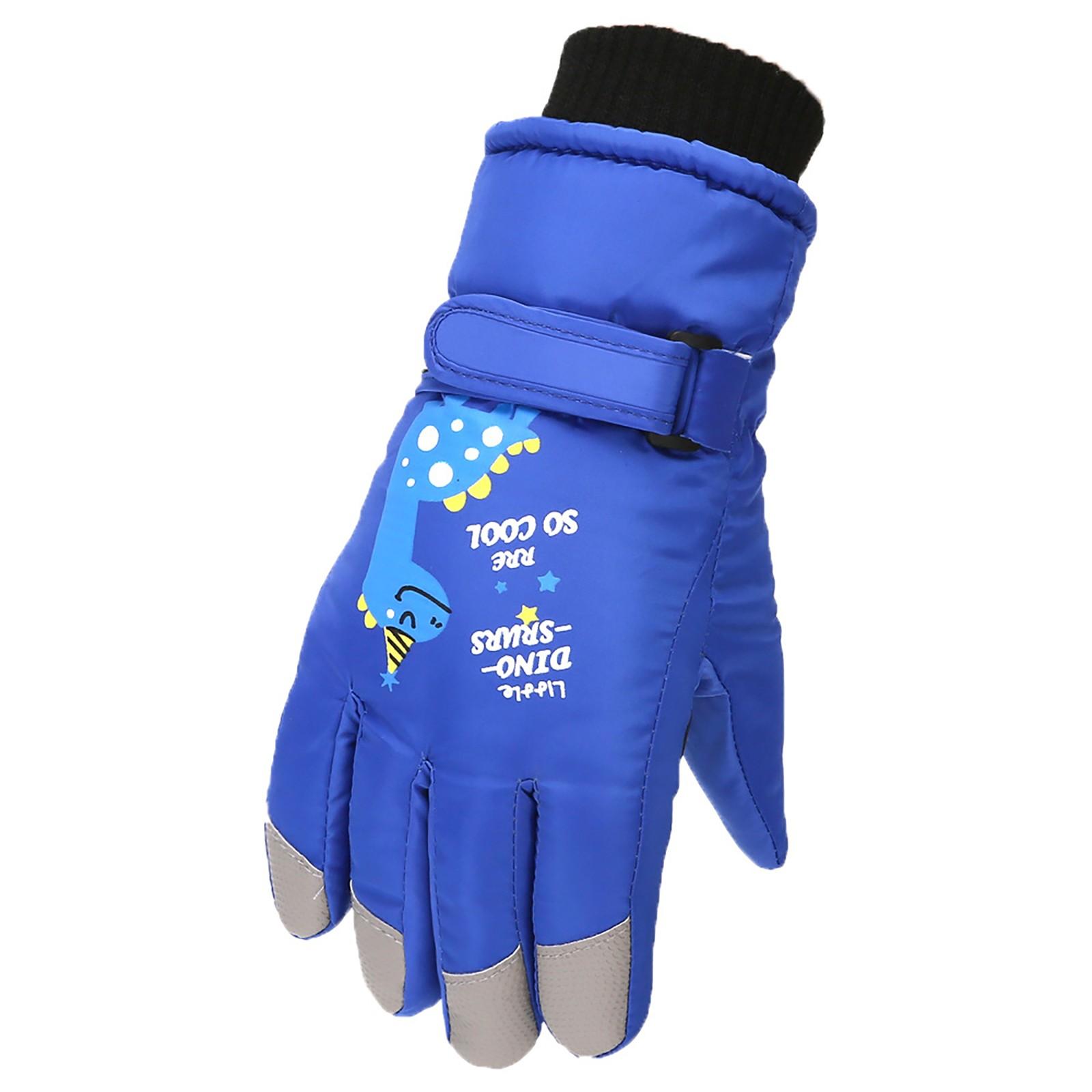 

Модернизированные детские лыжные перчатки для улицы, велосипедные перчатки, зимние теплые перчатки для альпинизма, водонепроницаемые One Size