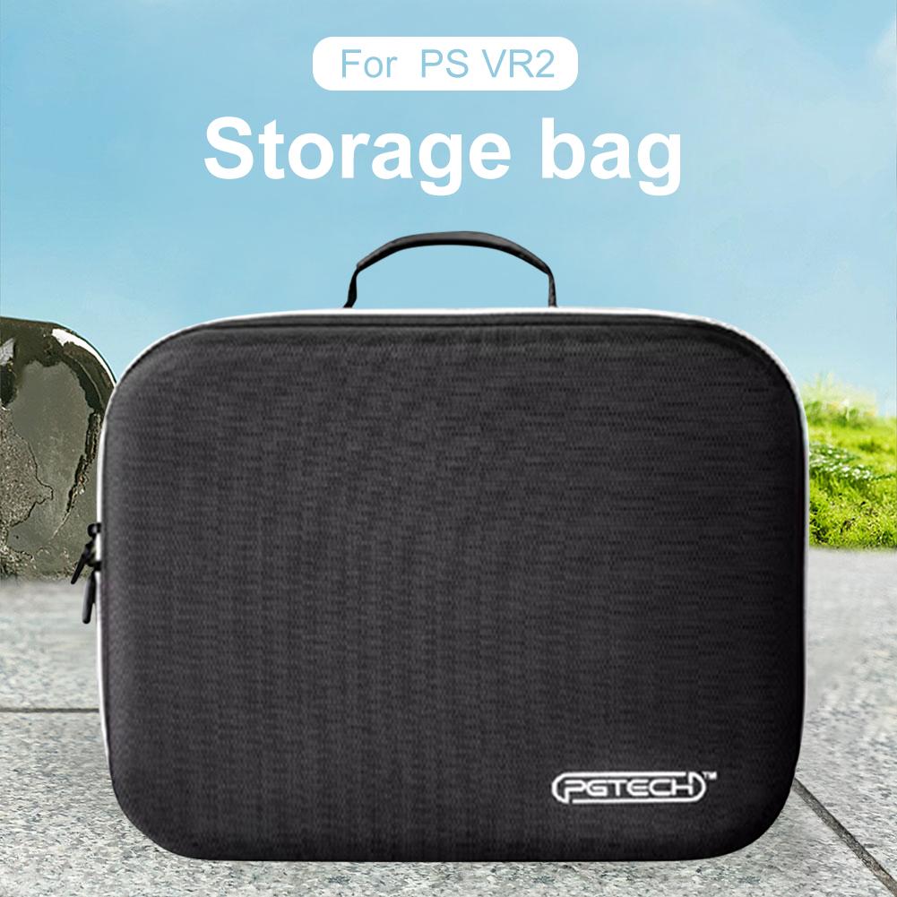 Multifunctional Storage Bag Large Capacity Storage Box Shockproof Protective Bag Organizer Glasses Handle for PS VR2 Accessories