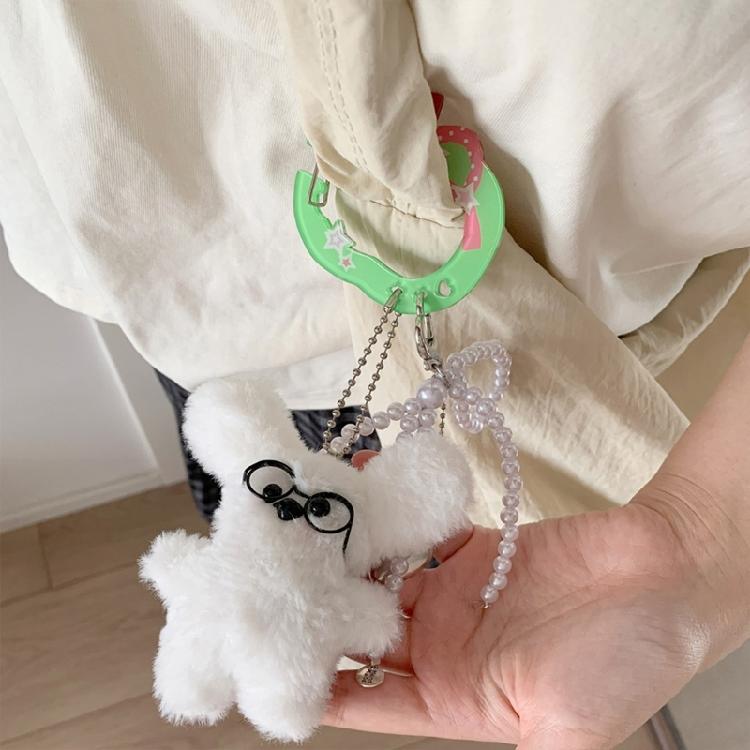 Multifunctional Carabiner Key Holder Acrylic Design For Backpack Decors Keychains Bag Charm Students Travel Essential