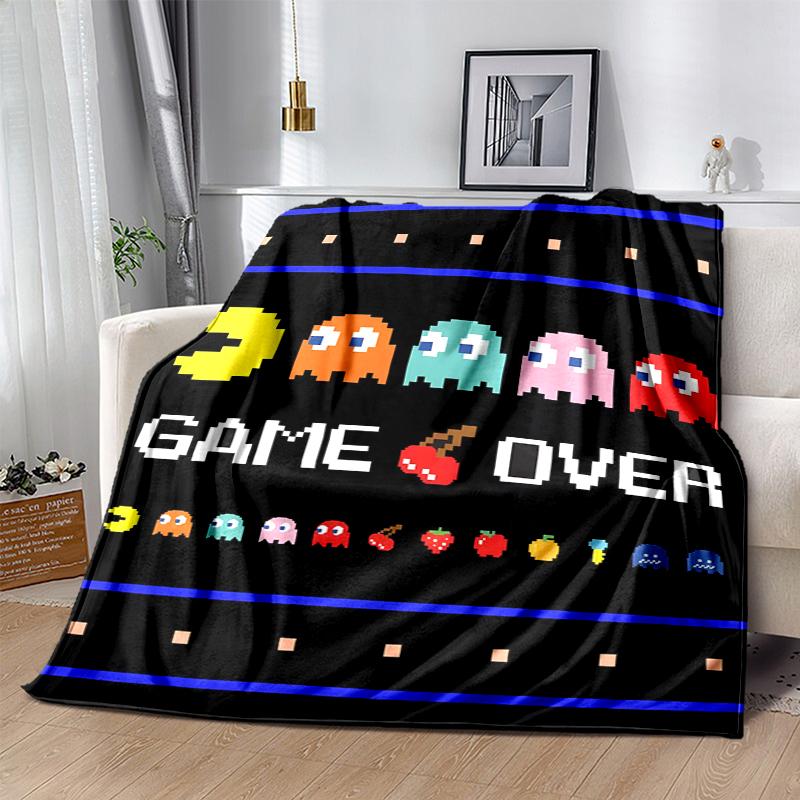 Pixel-Spiel Flanelldecke Weich Warm Ganzjahres-Überwurf, Design für Camping, Autoreisen, Wandern Sofa, Bett, Büro Perfektes Geschenk für Partys