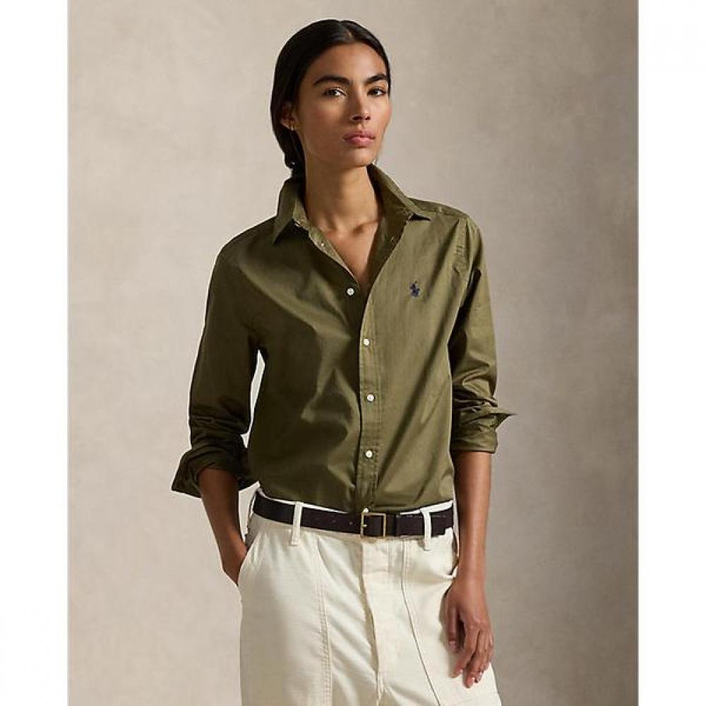 Polo Ralph Lauren Women S claSSic Fit Cotton Twill Shirt XS