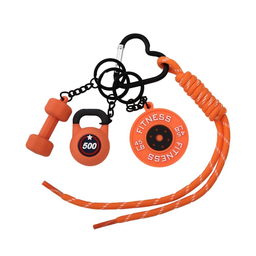 Kettle Bells Barbell Plates Key Chain Bag Charm Fitness Series Pendant  Water Cups