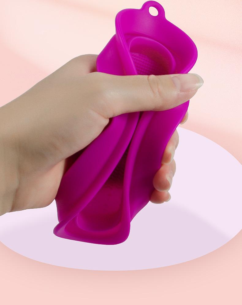 Silicone Makeup Brush Cleaning Tool Pad Cosmetic Beauty Egg Scrubbing Plate Foldable Make Up Clean Bowl Rubber Soft Washing Box