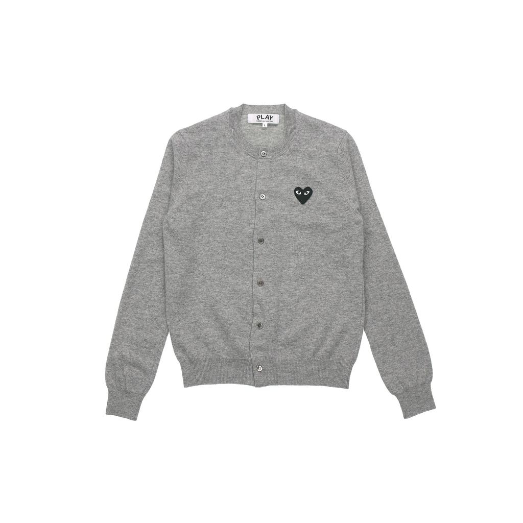 Comme des Garçons PLAY (WMNS) COMME des GARCONS PLAY Cardigan Black Heart 'Grey' Women's AZ-N023-051-2