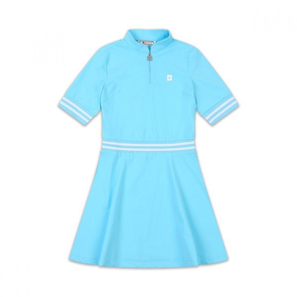 Onoff Women Jersey Short Sleeve Dress With Pants Of3022la Blue SKYBLUE/34