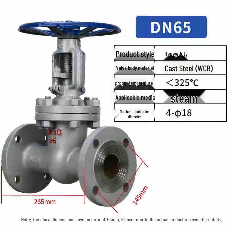 Wolf's Kiss Cast Steel High-Temperature Flange Gate Valve