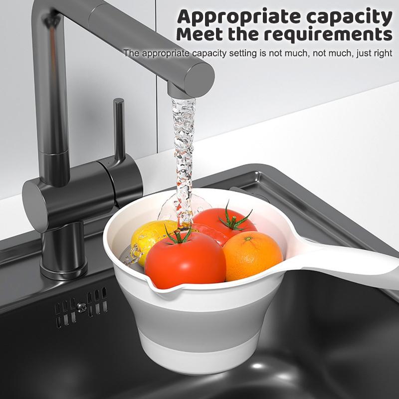 Hot Sale Folding Water Ladle Portable Plastic Water Ladle For Kitchen Can Be Hung