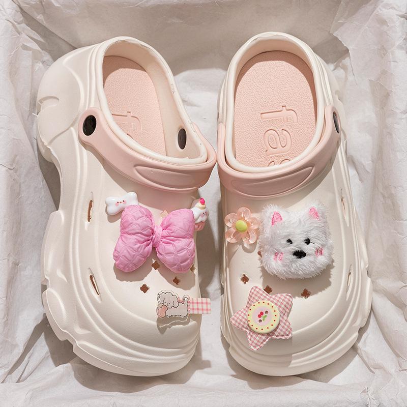 Dámské letní protiskluzové plážové sandály s platformou a otevřenou špičkou