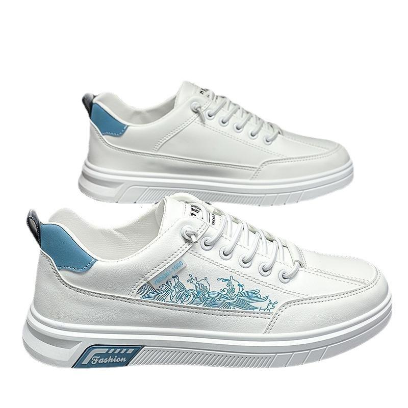 2025 autumn men's shoes casual fashion breathable board shoes teen students platform national tide sports shoes Korean version tide shoes