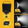 Flashlights Portable Work Light For De-walt For Workshop Camping LED WorkLight Torch Battery Black Flood Light