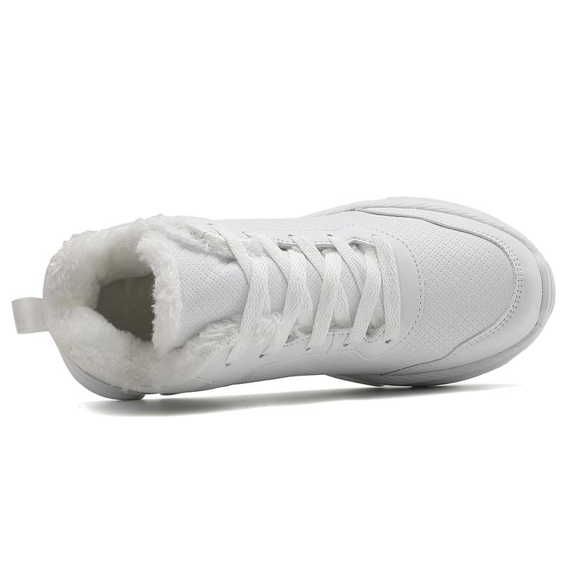 TUINANLE Winter Warm Shoes Waterproof Non-Slip Plush Sneakers Female Tenis Shoes
