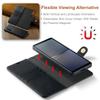 DG.MING Detachable Magnetic Phone Case for Sony Xperia 10 V Shockproof Split Leather Wallet Phone Cover