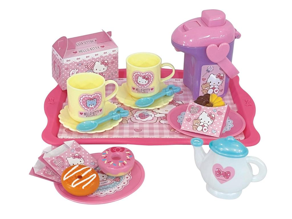 Muraoka Hello Kitty Tea Party Pretend Play Toy for Girls, Ages 3 and Up