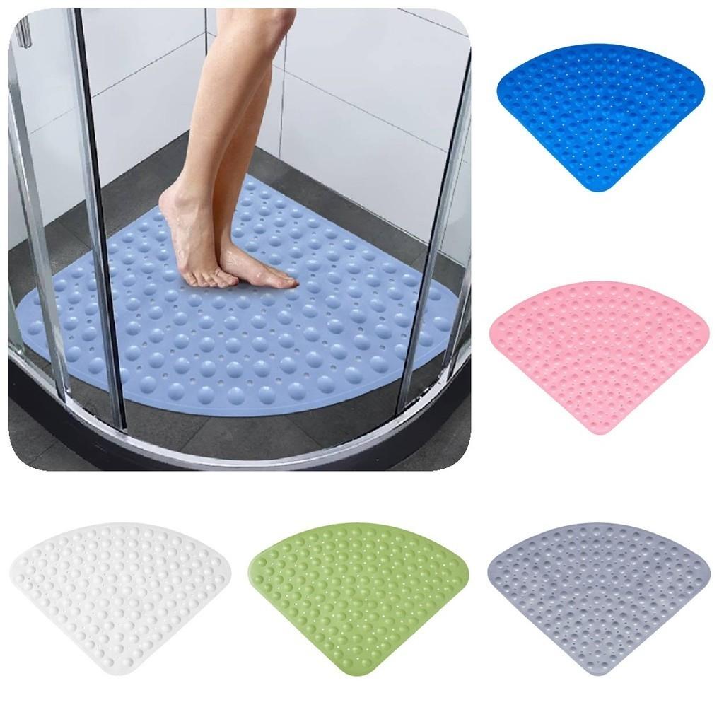Comfortable Triangle Shower Mat Non-slip Bath Mat Anti-skid Bathroom Mat Durable Plastic Pvc Tpr Washable