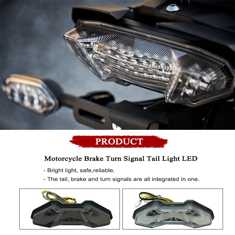 LED Turn Signals Integrated Tail Light Rear Brake Taillight For Yamaha MT09 MT-09 FJ-09 MT 09 Tracer FZ-09 2014-2016 Motorcycle