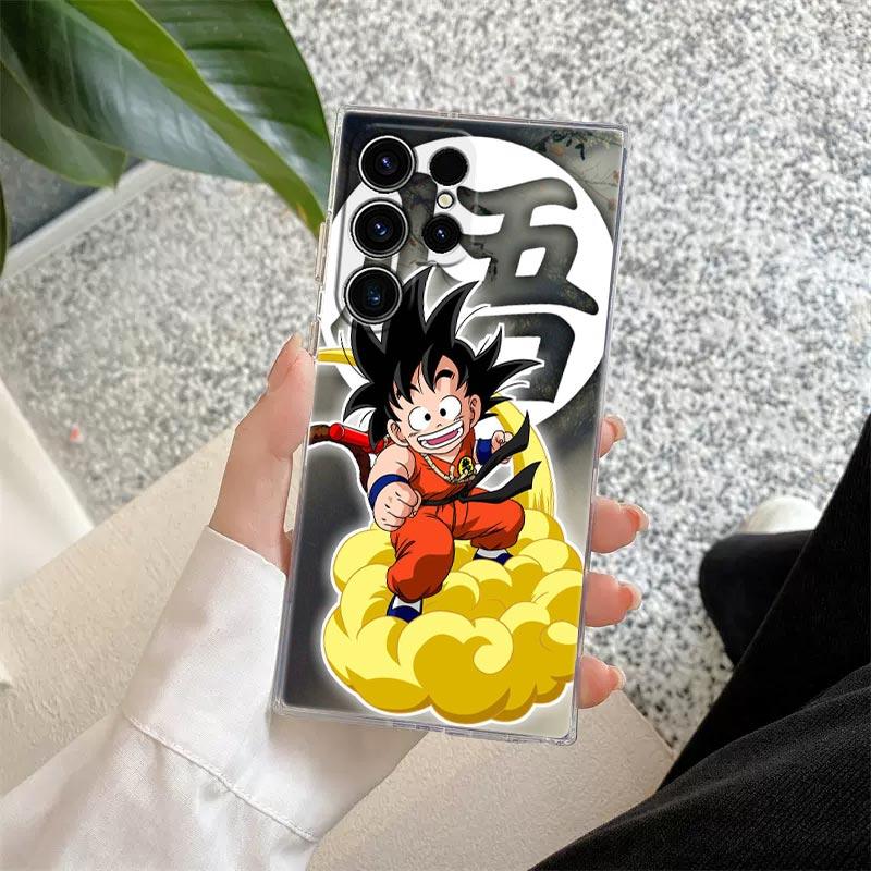 Little Goku Anime Drawings Dragons Balls Z S26 Ultra Case For Samsung Galaxy S25 S26 S24 S23 Ultra S22 Plus S21 FE Phone Cover