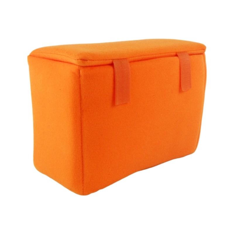 Camera Insert Bag Partition Padded Bag Velvet Shockproof Protective Camera Lens Case Bag for DSLR Camera Accessories
