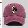 pc Japanese Anime Cat  Ramen Print Trucker Cap  Adjustable Buckle Strap Washed Baseball Hat Suitable for Men  Women Vintage