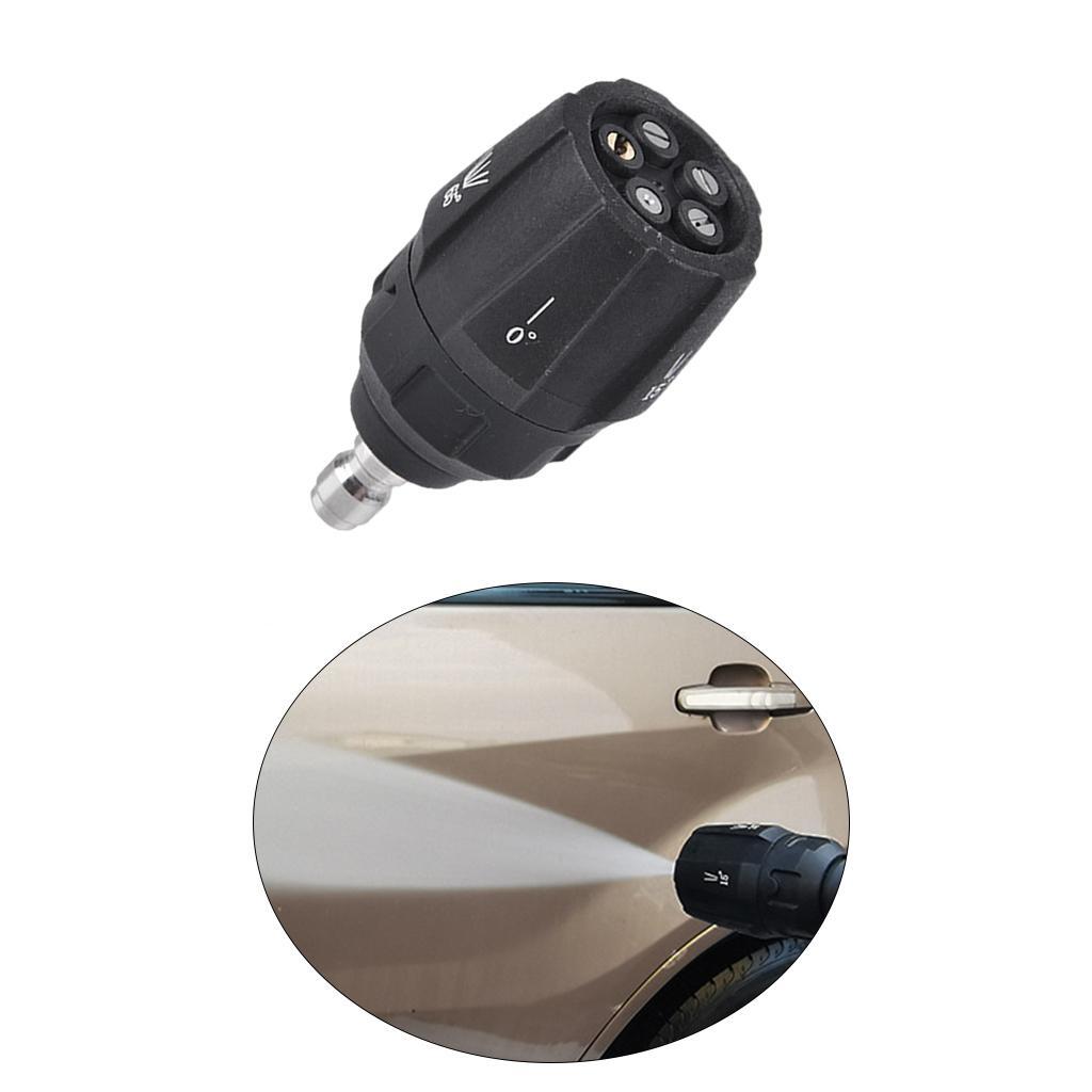 Turbo Nozzle Pressure Washer Adjustable Pressure Rotating Spray Tip 1 4 Inch