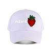 Vibrant Strawberry Vinyl Decal Home Decor Baseball Cap Fashion Unisex Sunhat Womens Outdoor Sports Snapback Cap