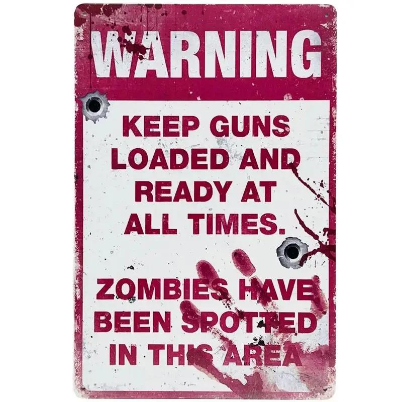 Vintage Shabby Chic Kein Unbefugtes Metalls Child Retro Garage Gefahr Warn Plakette Für Wand Dekoration