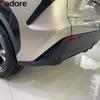 Rear Fog Light Lamp Eyebrow Trim For Toyota Bz4x - 2024 2025 Carbon Fiber Car Rear Bumper Air Vent Frame Accessories