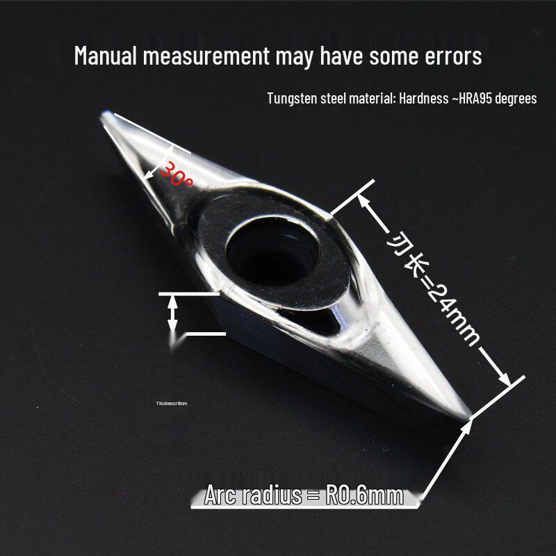 Tungsten Steel CNC Wood Lathe Tool Set with Disposable Inserts