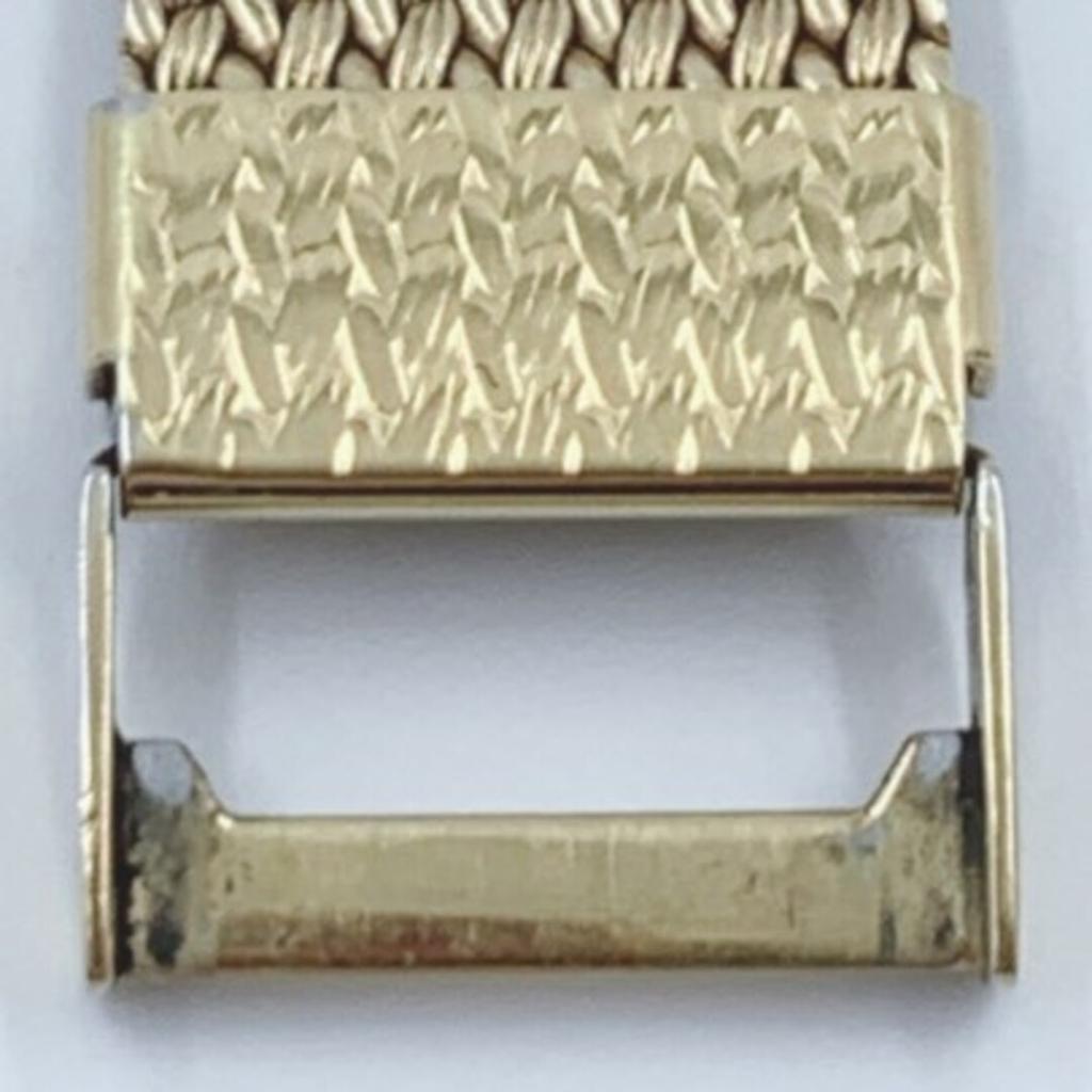 Working Good SEIKO Dolce 9531-5100 Quartz Square Roman Gold Dial Analog Mesh Strap Women's Watch 3-Hand