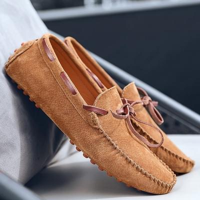 Zapatos Casuales para Hombre de Alta Calidad Mocasines de Gamuza para Hombre Comodidad Suaves Zapatos para Conducir Mocasines de Lujo Zapatos Concisos para Hombre Tallas Grandes 38-49