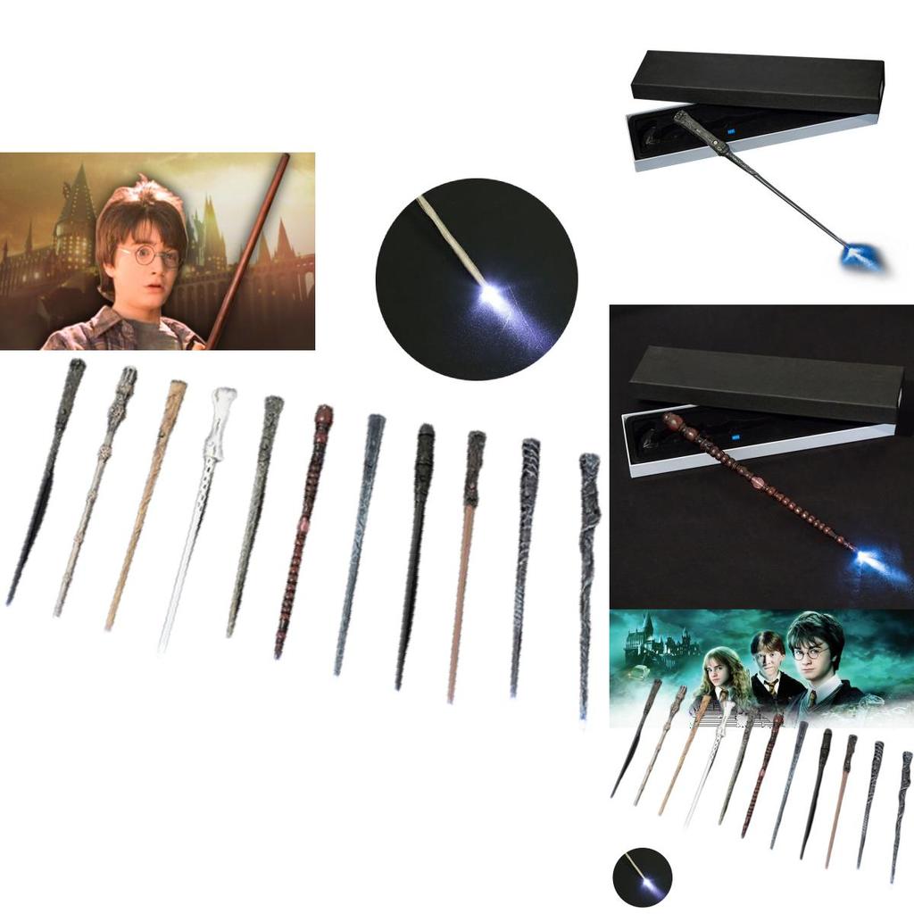 Czarująca świecąca różdżka Harry'ego Pottera Snape'a Idealna do cosplayu i na prezenty