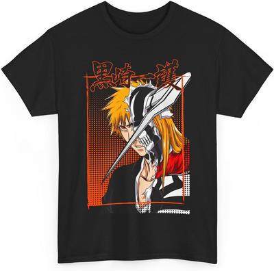Ichigo Anime T-Shirt Vasto Transformation Lorde Aesthetic Extraordinary Character Manga Unisex T-Shirt M-6