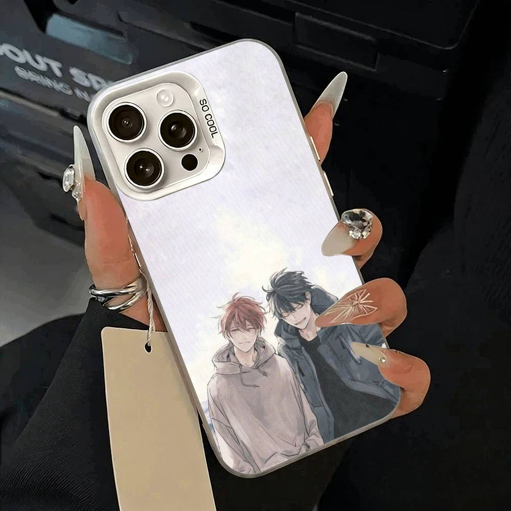 

BL- Аниме Рицука-Мафую Сато -Given Чехол для телефона For IPhone 17 Air 16 15 14 13 12 11 Pro Max Белый Серебристый Жесткий Чехол iPhoneXSMAX