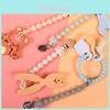 Colorful Pacifier Strap With Stainless Steel Buckle