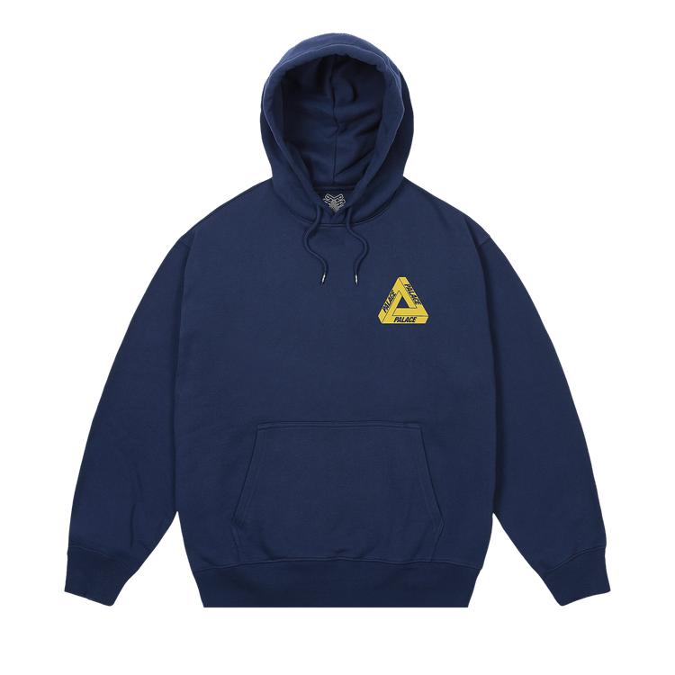 Palace Tri-Ferg Hood Navy Unisex Tops Blue P29HD078